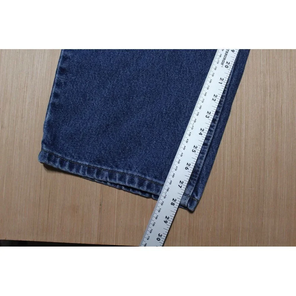 Vintage Faded Glory Men's 48x30 Relaxed Fit Straight Leg Denim Jeans Y2K‎ Baggy